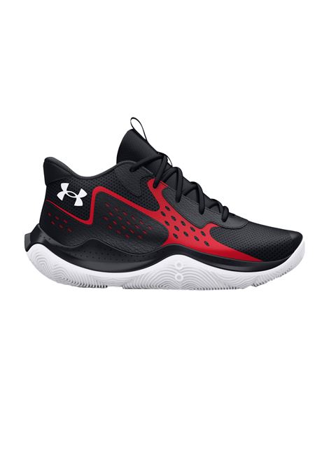 SCARPE DA BASKET GS JET '23 NERO ROSSO RAGAZZI UNDER ARMOUR | Scarpe basket | 3026635-0001